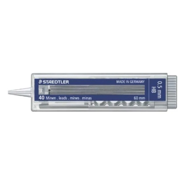 Estuche Staedtler 376449 con 40 minas 0.5mm HB - ¡Ideal para tus proyectos!