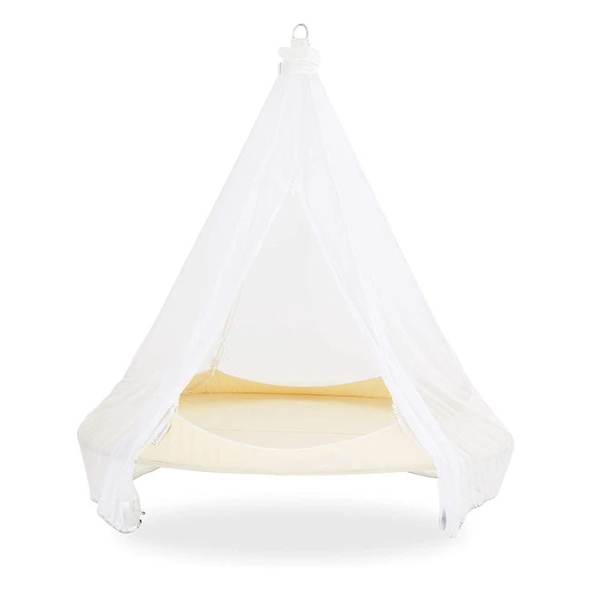 Hangout Pod Lightweight Portable Sheer Mosquito Net - Protects from Bugs - White