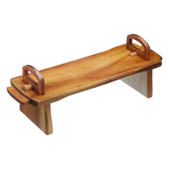 Espositore Alimenti Rialzato in Legno - Artesa 37x12x13cm - Tagliere Formaggi, Torte, Buffet
