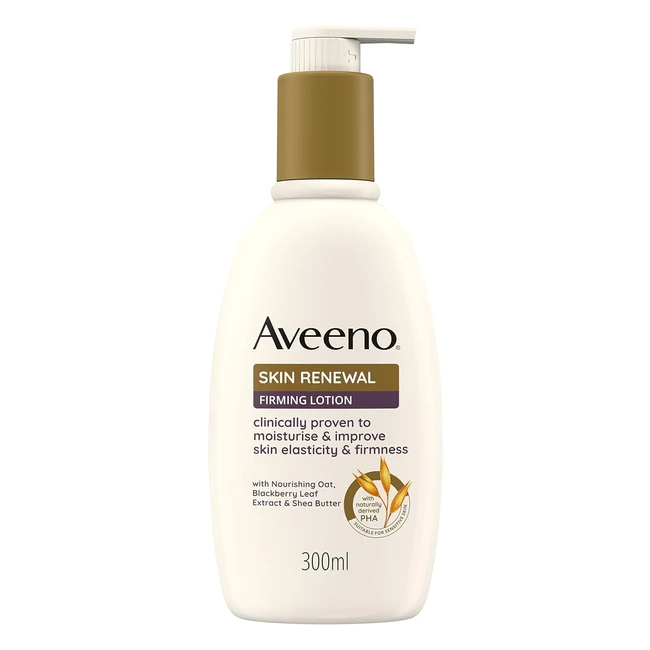 Aveeno Skin Renewal Firming Lotion - Firmer, Nourished Skin - Prebiotic Oat - PHA - Blackberry Leaf Extract