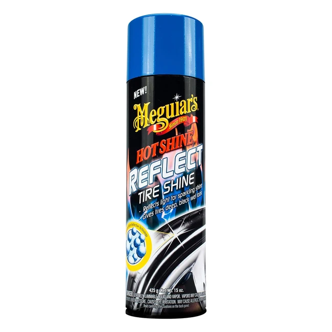 Lucida Gomme Meguiars Hot Shine Tyre Reflect 425gg192215eu - Effetto Bagnato Ne