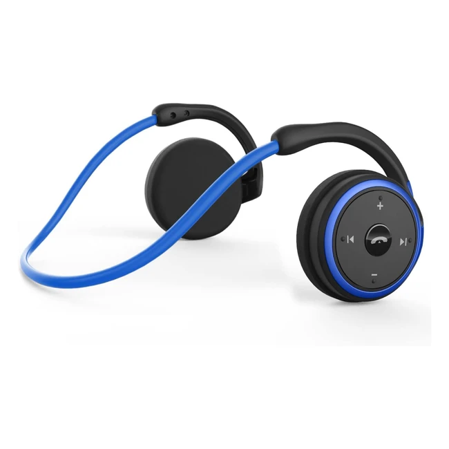 Wireless Foldable Headphone - Sport Running Earphone - Bluetooth - Hifi Stereo Sound - Noise Cancelling Mic