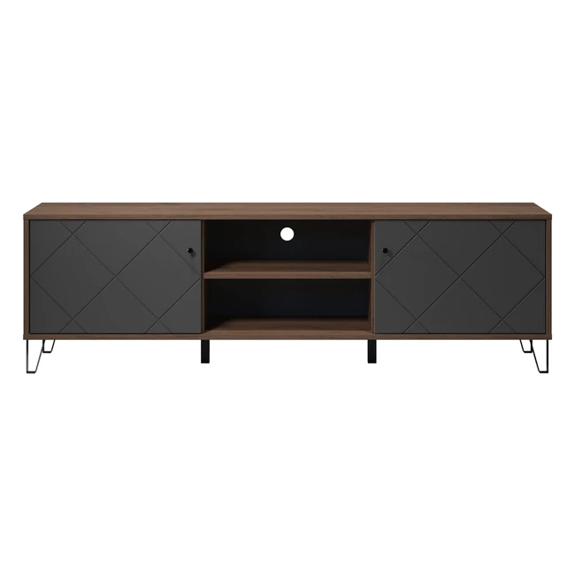 Trendteam Smart Living Montez TV-Unterteil Eichegraphit 183cm - Platzsparendes Design