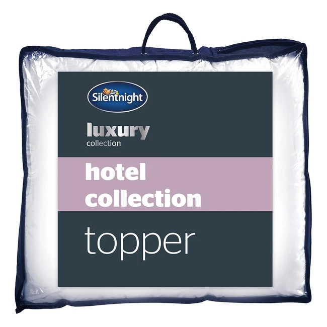 Silentnight Hotel Collection Mattress Topper King Size - Luxury Soft Silky Comfortable - 25cm Deep - Ref: 12345