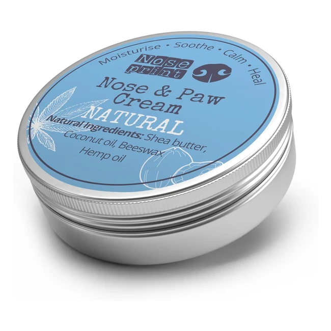 Natural Dog Paw Balm - Moisturizes Conditions and Relieves Dry and Cracked Pad