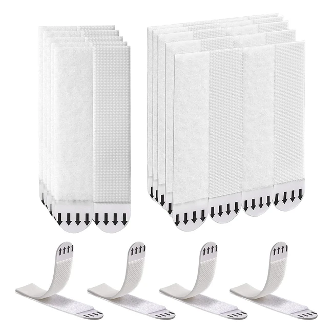 Heavy Duty Picture Hanging Strips - No Nails - Damage Free - 60 Strips