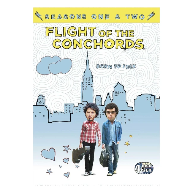 Flight of the Conchords Seasons 1-2 DVD 2009 - Hilarious Comedy Music Show