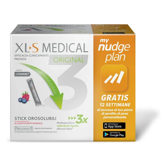 XLS Medical Direct - Integratore per la Perdita di Peso - 90 Stick