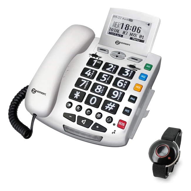 Telefono emergenza Geemarc Serenities - Modello SERENV2WHF