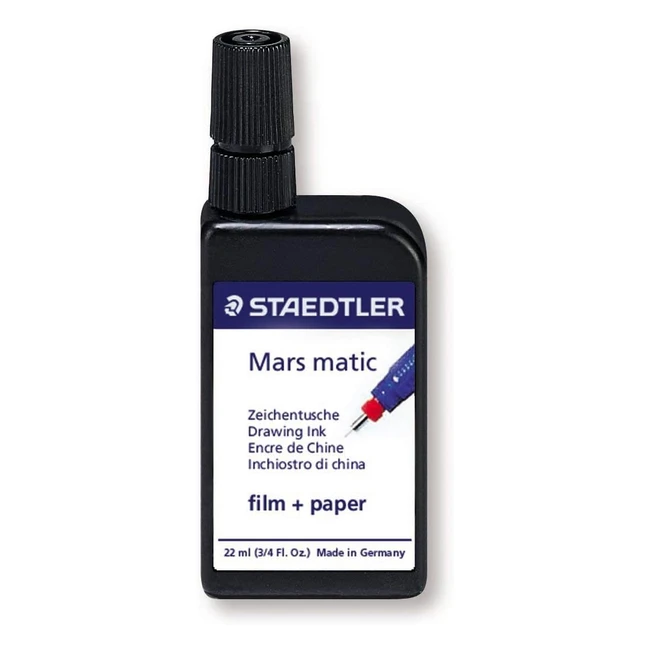 Staedtler Inchiostro Nero 22 ml - Per Disegno Tecnico
