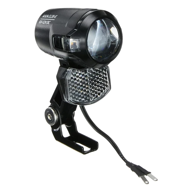 Éclairage avant mixte noir AXA Compactline 35 - Taille unique