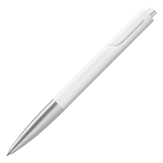 Bolígrafo Lamy Noto Blanco Plateado - Diseño Nuevo y Ligero