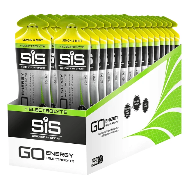 Science in Sport Go Isotonic Energy Gel - Lemon Mint - 30 Pack