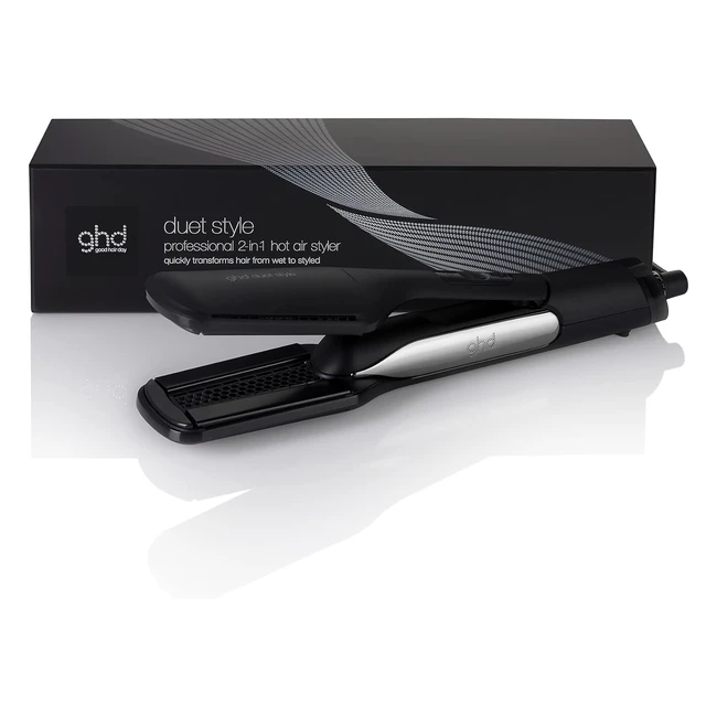 ghd Duet Style 2in1 Hot Air Styler in Black - Transform Your Hair with Airfusion Technology