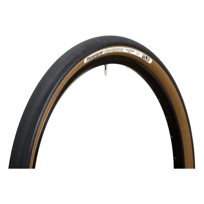 Neumático Plegable Panaracer Gravelking TLC 700 x 35C - Negro/Marrón