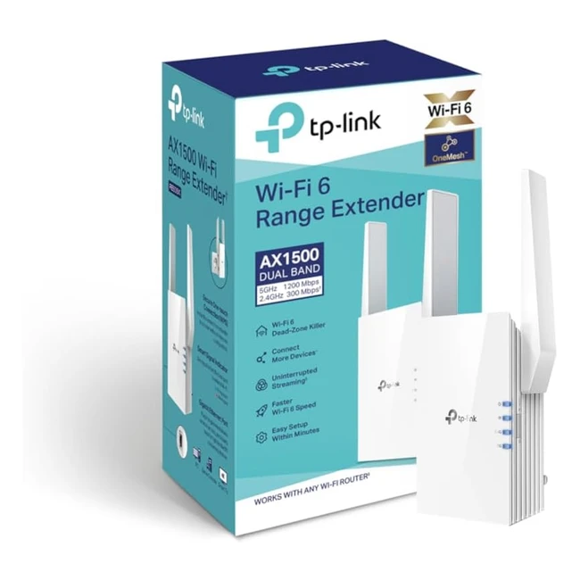 Turbocharge Your Devices with TP-Link RE505X AX1500 Dual Band WiFi 6 Range Extender