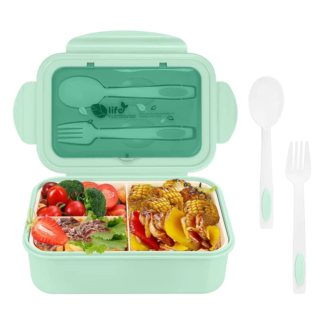 Vicvs Bento Box Lunch Box - Contenitori Pranzo per Adulti - 1400ml - Alta Qualità