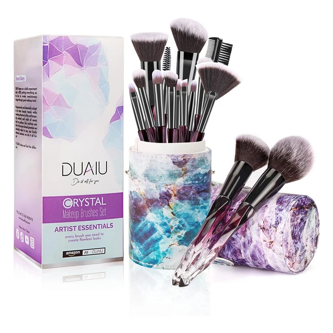 Set de brochas de maquillaje Fily Duaiu 15pcs - Profesional y elegante