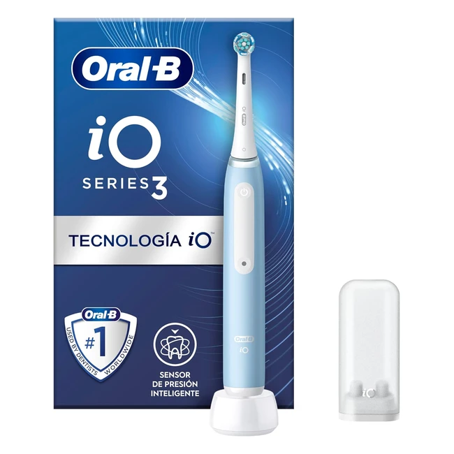 Oral-B IO 3N Cepillo de Dientes Elctrico Recargable - Diseado por Braun - Az