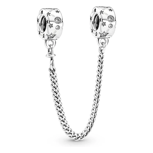 Cadena de Seguridad Pandora Estrellas y Galaxia 790011C0105