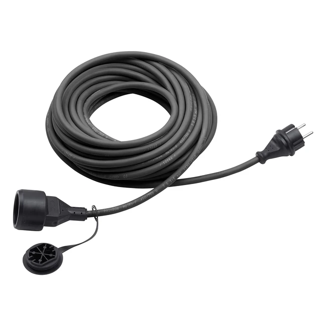 Alargador de Cables Meister 7435720 - 25m - Negro
