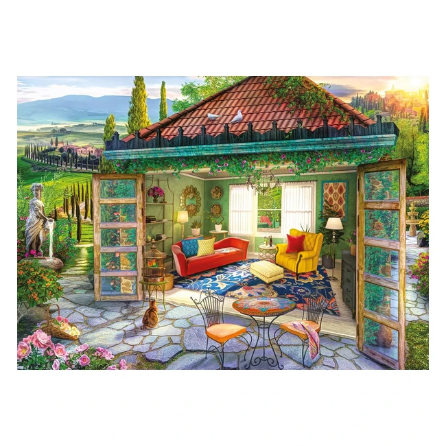 Puzzle Ravensburger Oasis Toscane 1000 pièces - Pour adultes et enfants dès 12 ans - Réf. 16947