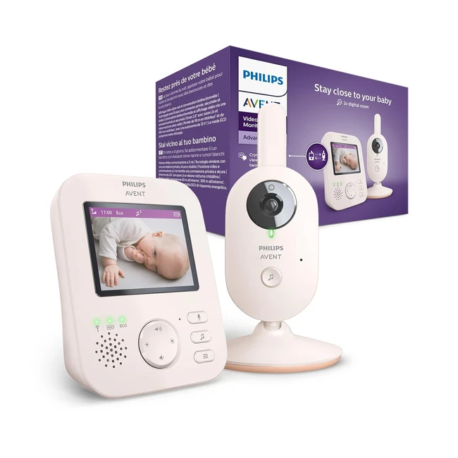 Philips Avent Babyphone mit Kamera fortschrittliches sicheres Video-Babyphone 