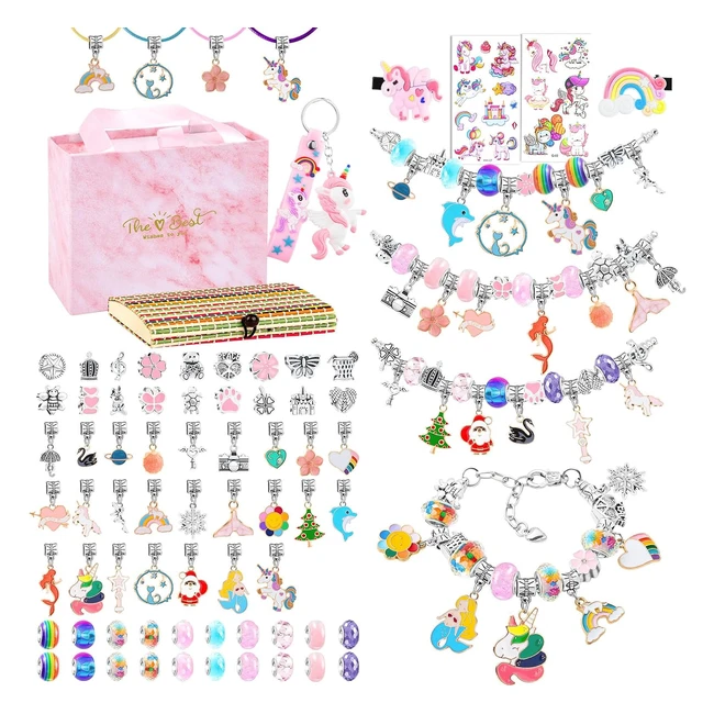 Kit Pulseras para Niñas - Accesorios de Joyería - Regalo Niña 4-12 Años