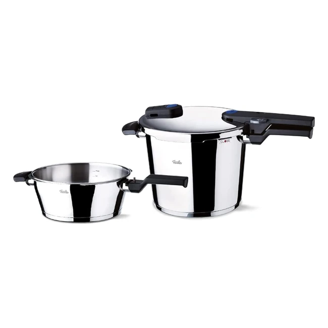 Fissler Vitaquick Induktionsschnellkochtopfset 2-teilig - 6L und 25L - Edelstah