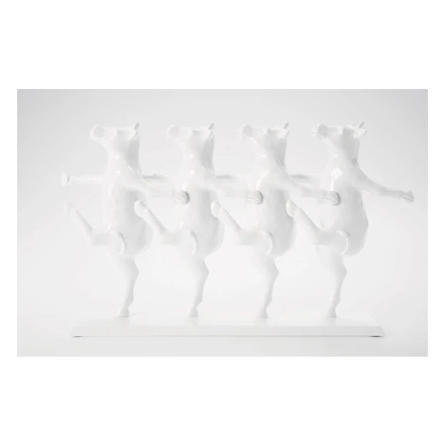 Kare Design Dancing Cows Figurine - White Polyresin - 23x39.5x7cm