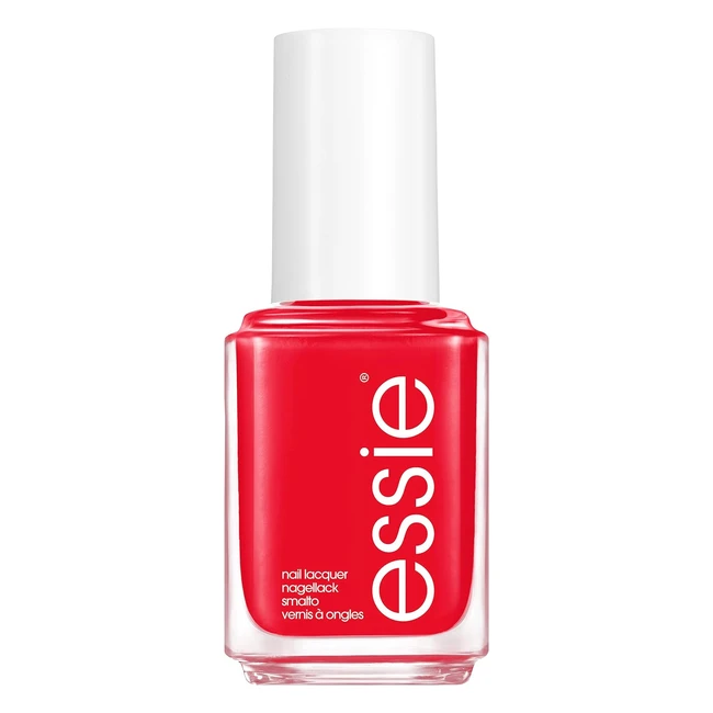 essie esmalte de uas semipermanente tono 63 too too hot rojo coral - Brillo 