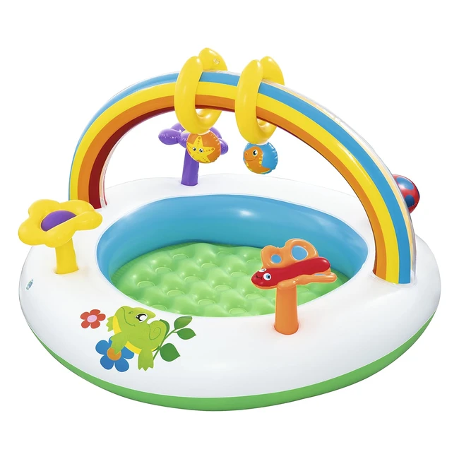 Aire de jeux gonflable Bestway Up in Over Rainbow 91x91x56cm - Pour tout-petits