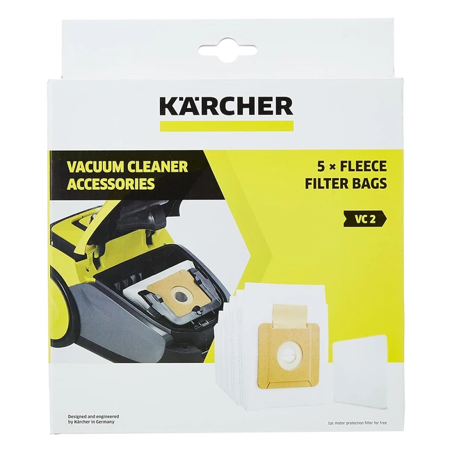 Sacchetti Filtro Krcher per VC 2 - Pulizia Superfici e Mobili