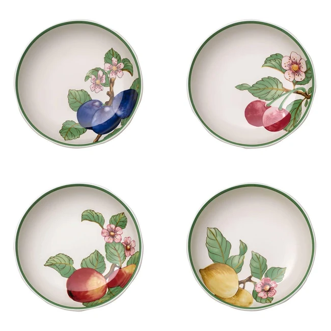 Villeroy & Boch French Garden Modern Fruits Bowl Set - Shallow, 24cm, White