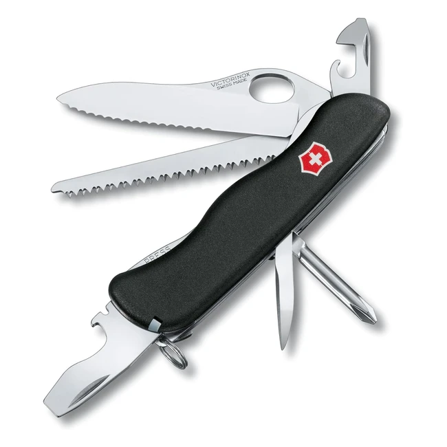 Navaja Victorinox Trailmaster, 12 funciones, bloqueo seguro, filo dentado