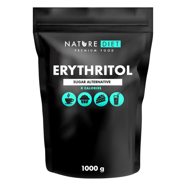 Eritritol 1000g - Edulcorante Natural Sin Calorías - Sustituto de Azúcar