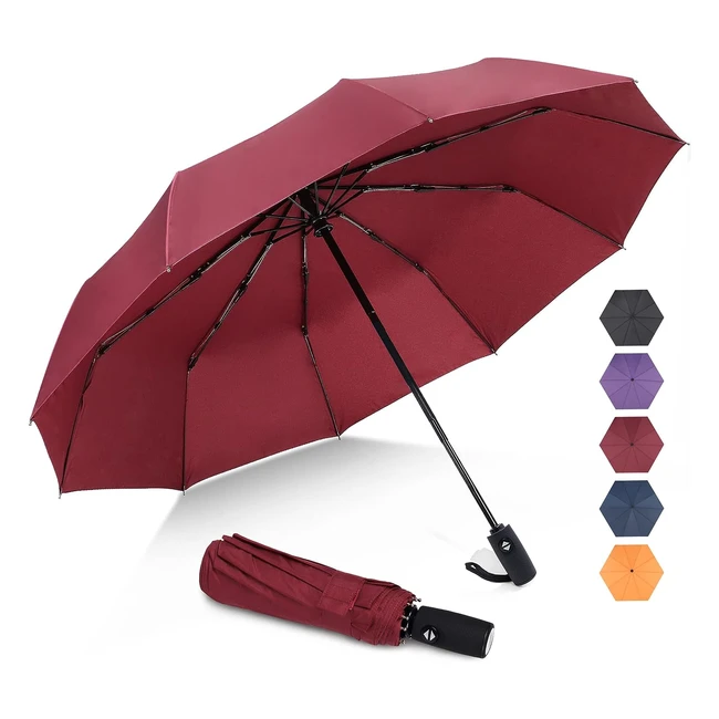 Paraguas plegable Zomake antiviento con proteccin solar UV - Modelo X123