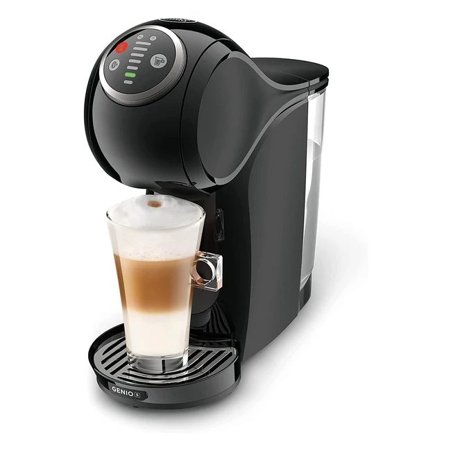 Delonghi Nescafe Dolce Gusto Genio S Plus EDG315BPOD Capsule Coffee Machine - Espresso, Cappuccino, Latte and More - Black
