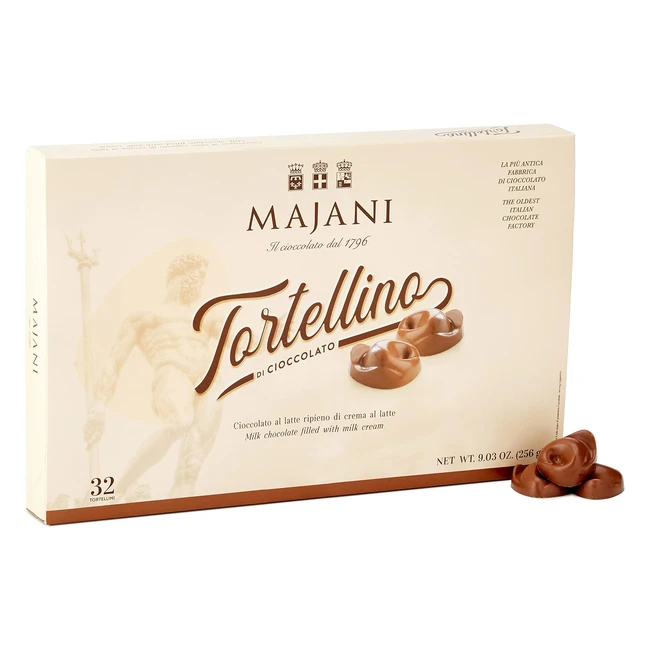 Tortellini di Cioccolato al Latte Majani 1796 - Confezione Regalo 256g