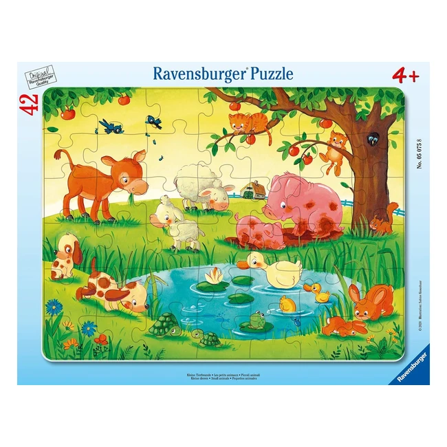 Ravensburger Puzzle Enfant Cadre 3048p - Les Petits Animaux - Dès 4 ans