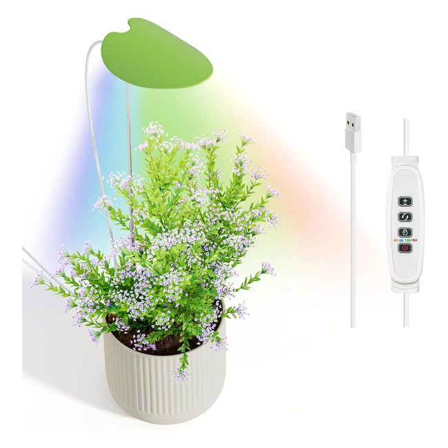 Lampada LED Grow Light per Piante Coltivazione - Spettro Completo - Regolabile i