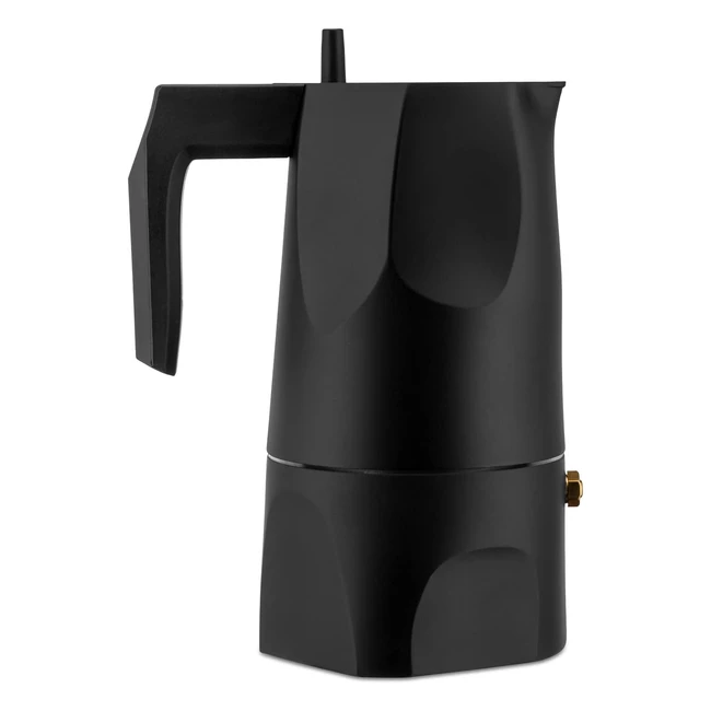Cafetire Expresso Alessi Ossidiana MT183B - Design en Fonte dAluminium - 3 Ta