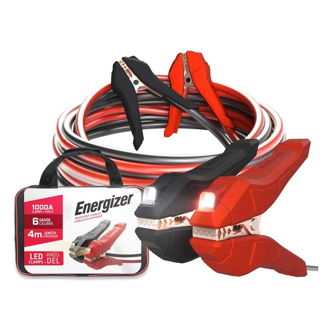 Câbles de démarrage pour batterie de voiture 4m 16mm - Énergizer