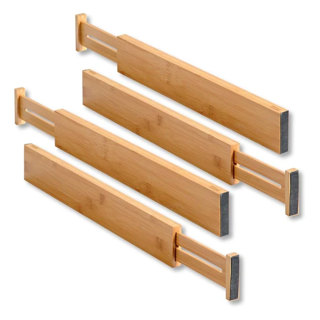 Divisori per cassetti Kesper 1707413 regolabili da 44 a 563 cm marrone