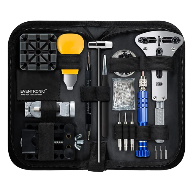 Eventronic Watch Repair Tool Kit - Professional Battery Replacement and Link Rem