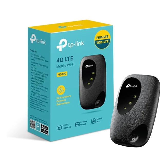 TP-Link 4G LTE Travel Mobile MiFi Hotspot - Up to 10 Devices - Long Lasting Batt