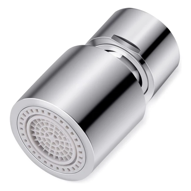 360 Swivel Tap Aerator 2Flow Faucet 22mm - Water Saving Splashproof Kitchen Ba