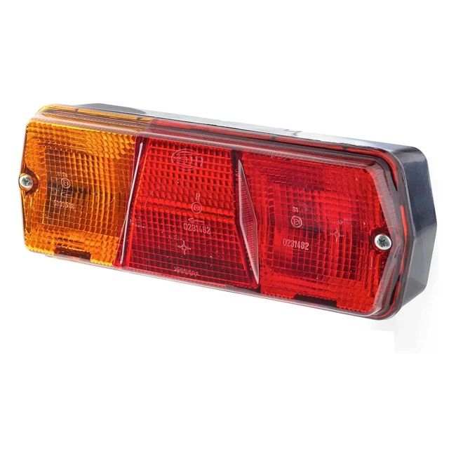 Piloto posterior Hella 2SD 001 680271 con luz intermitente, freno y trasera