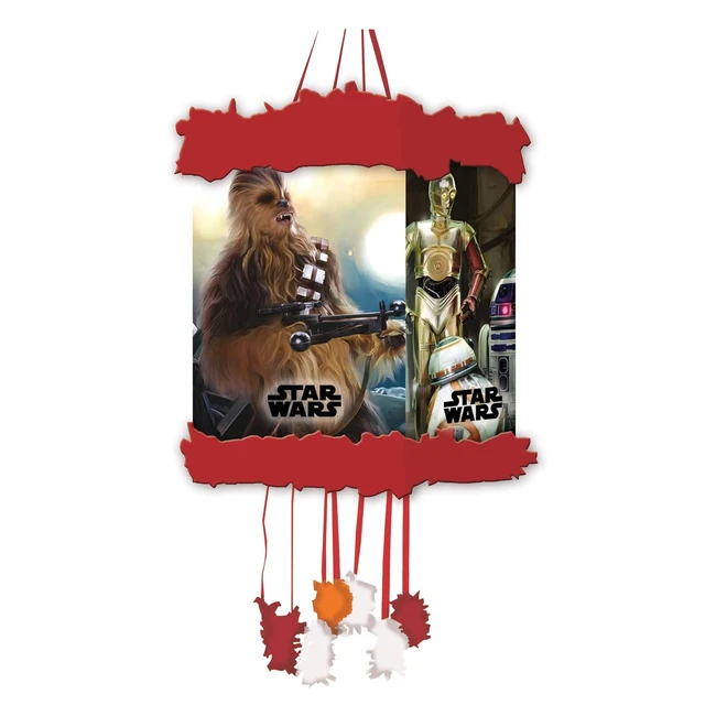 Pignata Vignetta Disney Star Wars 2352 - Ideale per Feste e Compleanni - Cartone