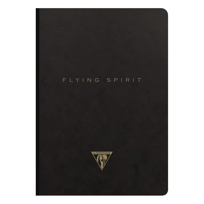 Carnet broché dos toilé Flying Spirit 96 pages ivoire 148x21 cm 90g lignes - Clairefontaine 102546C
